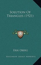 Solution of Triangles (1921)
