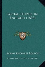Social Studies in England (1893)
