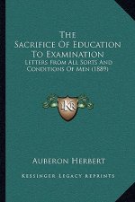 The Sacrifice of Education to Examination: Letters from All Sorts and Conditions of Men (1889)