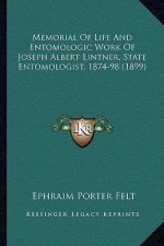 Memorial of Life and Entomologic Work of Joseph Albert Lintner, State Entomologist, 1874-98 (1899)