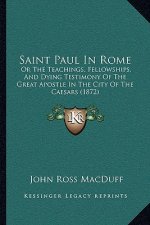 Saint Paul in Rome: Or the Teachings, Fellowships, and Dying Testimony of the Great Apostle in the City of the Caesars (1872)