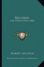 Records: And Other Poems (1880)