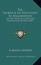 The Sacrifice of Education to Examination: Letters from All Sorts and Conditions of Men (1889)
