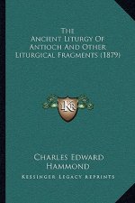The Ancient Liturgy Of Antioch And Other Liturgical Fragments (1879)