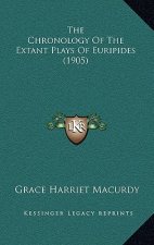 The Chronology Of The Extant Plays Of Euripides (1905)
