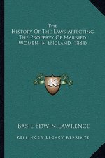 The History Of The Laws Affecting The Property Of Married Women In England (1884)