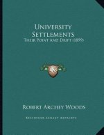 University Settlements: Their Point And Drift (1899)