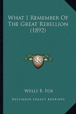 What I Remember of the Great Rebellion (1892)