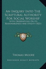 An Inquiry Into the Scriptural Authority for Social Worship: With Observations on Its Reasonableness and Utility (1821)