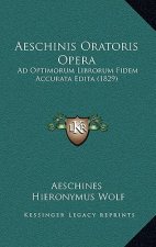 Aeschinis Oratoris Opera: Ad Optimorum Librorum Fidem Accurata Edita (1829)