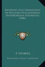 Belysning Och Granskning Af Hegelska Philosophiens Hyperboreiska Referering (1846)