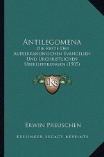 Antilegomena: Die Reste Der Aufserkanonischen Evangelien Und Urchristlichen Uberlieferungen (1905)
