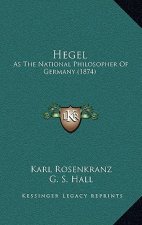 Hegel: As The National Philosopher Of Germany (1874)