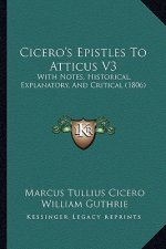 Cicero's Epistles To Atticus V3: With Notes, Historical, Explanatory, And Critical (1806)