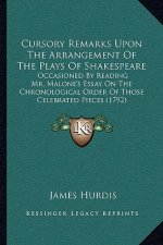Cursory Remarks Upon The Arrangement Of The Plays Of Shakespeare: Occasioned By Reading Mr. Malone's Essay On The Chronological Order Of Those Celebra