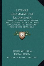 Latinae Grammaticae Rudimenta: Extracted From The Complete Latin Grammar, With Additional Elucidations Fro The Use Of Young Beginners (1853)