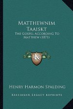 Matthewnim Taaiskt: The Gospel According To Matthew (1871)