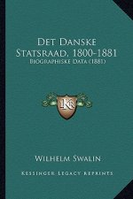 Det Danske Statsraad, 1800-1881: Biographiske Data (1881)
