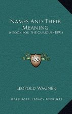 Names And Their Meaning: A Book For The Curious (1891)