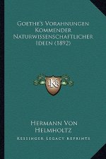 Goethe's Vorahnungen Kommender Naturwissenschaftlicher Ideen (1892)