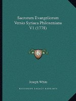 Sacrorum Evangeliorum Versio Syriaca Philoxeniana V1 (1778)