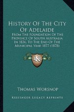 History Of The City Of Adelaide: From The Foundation Of The Province Of South Australia In 1836, To The End Of The Municipal Year 1877 (1878)