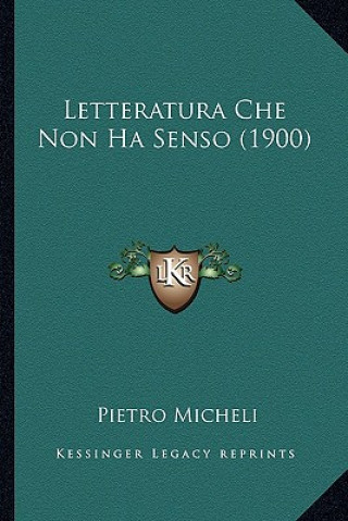 Letteratura Che Non Ha Senso (1900)