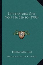 Letteratura Che Non Ha Senso (1900)