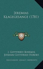 Jeremias Klagegesange (1781)