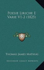 Poesie Liriche E Varie V1-2 (1825)
