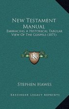New Testament Manual: Embracing A Historical Tabular View Of The Gospels (1871)
