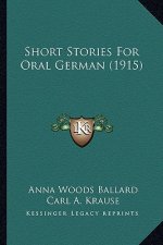 Short Stories for Oral German (1915)