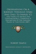 Observations On A Journey Through Spain And Italy To Naples V2: And Thence To Smyrna And Constantinople, Comprising A Description Of The Principal Pla
