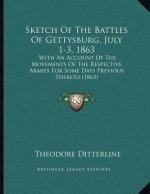 Sketch Of The Battles Of Gettysburg, July 1-3, 1863: With An Account Of The Movements Of The Respective Armies For Some Days Previous Thereto (1863)