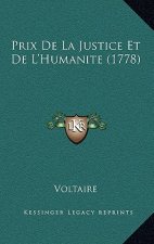 Prix De La Justice Et De L'Humanite (1778)