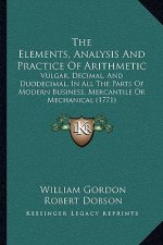 The Elements, Analysis And Practice Of Arithmetic: Vulgar, Decimal, And Duodecimal, In All The Parts Of Modern Business, Mercantile Or Mechanical (177