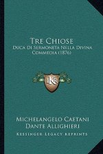 Tre Chiose: Duca Di Sermoneta Nella Divina Commedia (1876)