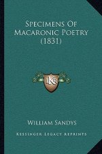 Specimens Of Macaronic Poetry (1831)
