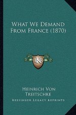 What We Demand From France (1870)