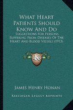 What Heart Patients Should Know And Do: Suggestions For Persons Suffering From Diseases Of The Heart And Blood Vessels (1913)
