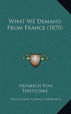 What We Demand From France (1870)