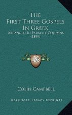 The First Three Gospels In Greek: Arranged In Parallel Columns (1899)