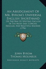 An Abridgement Of Mr. Byrom's Universal English Shorthand: Or The Way Of Writing English In The Most Easy, Concise, Regular, And Beautiful Manner (179