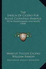 The Speech Of Cicero For Aulus Cluentius Habitus: With Prolegomena And Notes (1858)