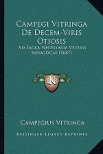 Campegi Vitringa De Decem-Viris Otiosis: Ad Sacra Necessaria Veteris Synagogae (1687)