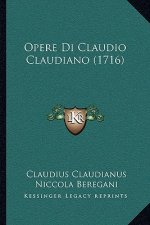 Opere Di Claudio Claudiano (1716)