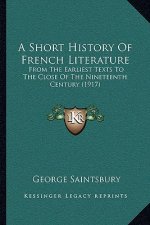 A Short History Of French Literature: From The Earliest Texts To The Close Of The Nineteenth Century (1917)