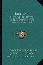 Biblical Hermeneutics: Or The Art Of Scripture Interpretation (1835)