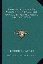 Dissertatio Logica De Valore Sensus Communis Naturae Tanquam Criterio Veritatis (1780)