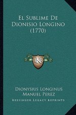 El Sublime De Dionisio Longino (1770)
